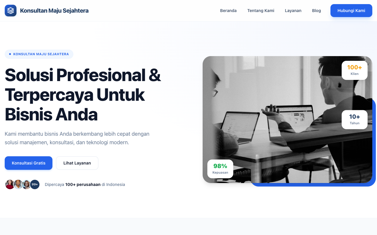 Preview template Company Basic