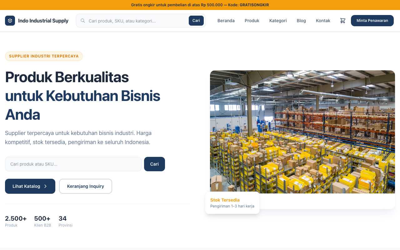 Preview template Store Catalog Basic